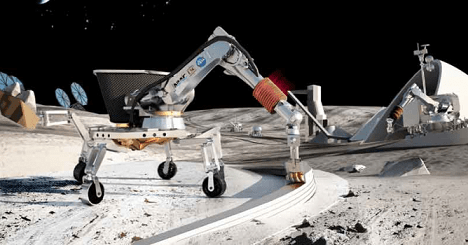 contour crafting moon