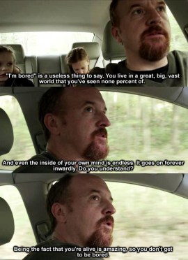bored louis ck