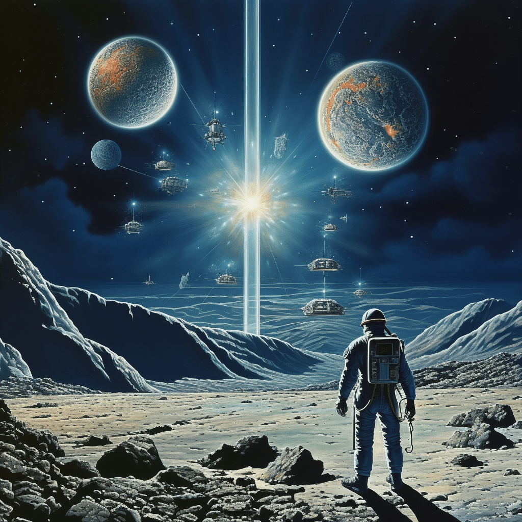 Consciousness Beamed from Moon-Base: The Jupiter Amplification&nbsp;Theory