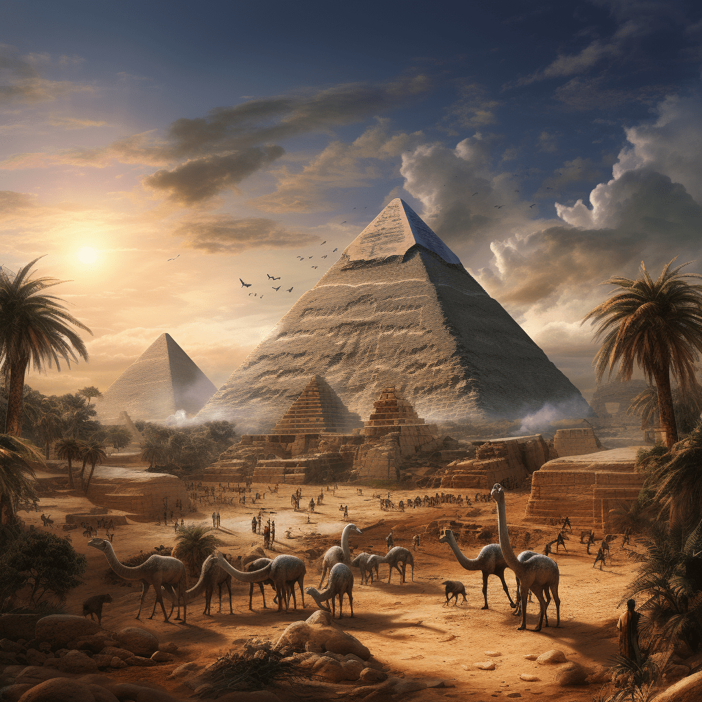Dinosaurs Helping to Build the Pyramids: A Fascinating&nbsp;Hypothesis
